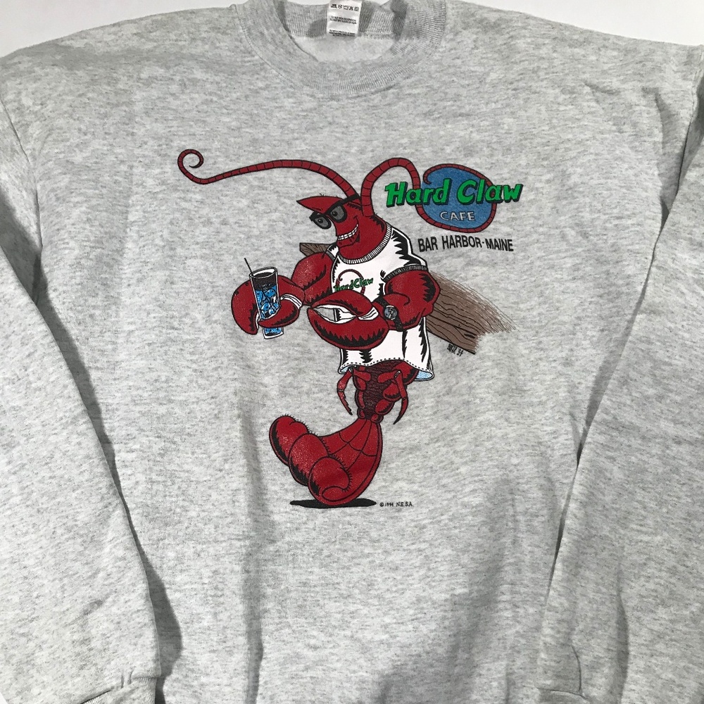 Vintage 1994 "Hard Claw Cafe" Sweater Crewneck